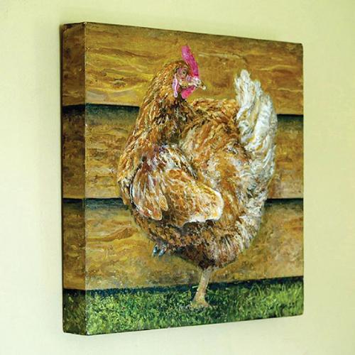 Paintingofchickenandcoop